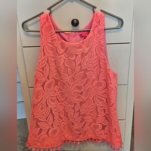 Lilly Pulitzer coral tank top